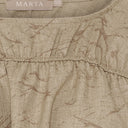 Marta Du Chateau MDCSaffron Blouse Camel Print