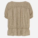 Marta Du Chateau MDCSaffron Blouse Camel Print