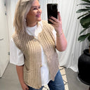 Marta Du Chateau MDCRuby Vest Beige