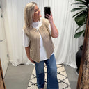 Marta Du Chateau MDCRuby Vest Beige