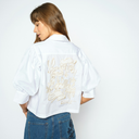 Mos Mosh MMAdjao Bernat Emb Shirt White