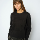 Mos Mosh MMAly O t-shirt i sort-3