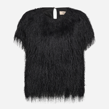 Mos Mosh MMBrim O-SS Faux Fur Tee Black