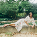 Mos Mosh MMBunno Big Orchid Dress Ecru