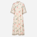 Mos Mosh MMBunno Big Orchid Dress Ecru