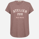 Mos Mosh MMCamp O-SS Stripe Tee Cowhide