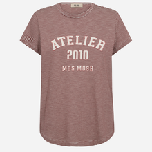 Mos Mosh MMCamp O-SS Stripe Tee Cowhide