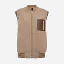 Mos Mosh MMJovo Teddy Vest Oxford Tan