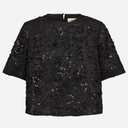 Mos Mosh MMReya Sequins Back Top Black