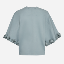 Mos Mosh MMRosette O t-shirt i blå-1