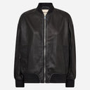 Mos Mosh MMRuby Leather Bomber Jacket Black