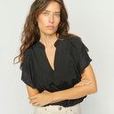 Mos Mosh MMWea Flowish Blouse Black