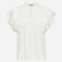 Mos Mosh MMWea Flowish Blouse Ecru