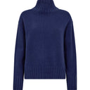 Mos Mosh MMAima Cashmere Highneck Knit Maritime Blue