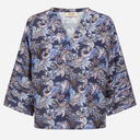 Mos Mosh MMAleysa Paisley Blouse Crown Blue - J BY J Fashion