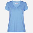 Mos Mosh MMArden Organic V-SS Tee Ultramarine