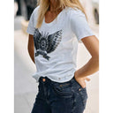 Mos Mosh MMGethi O-SS Tee White - J BY J Fashion