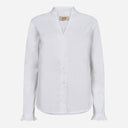 Mos Mosh MMHassie Pleat Shirt White