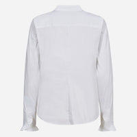 Mos Mosh MMHassie Pleat Shirt White
