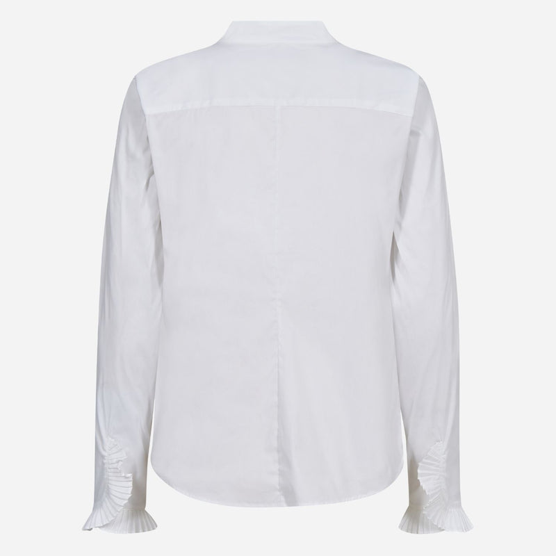Mos Mosh MMHassie Pleat Shirt White