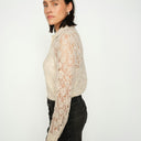 Mos Mosh MMKether Lace Sequin Shirt Summer Sand
