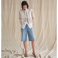 Mos Mosh MMMathilde Denim Shorts Light Blue