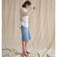 Mos Mosh MMMathilde Denim Shorts Light Blue