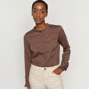 Mos Mosh MMMattie Shirt Coffee Quartz