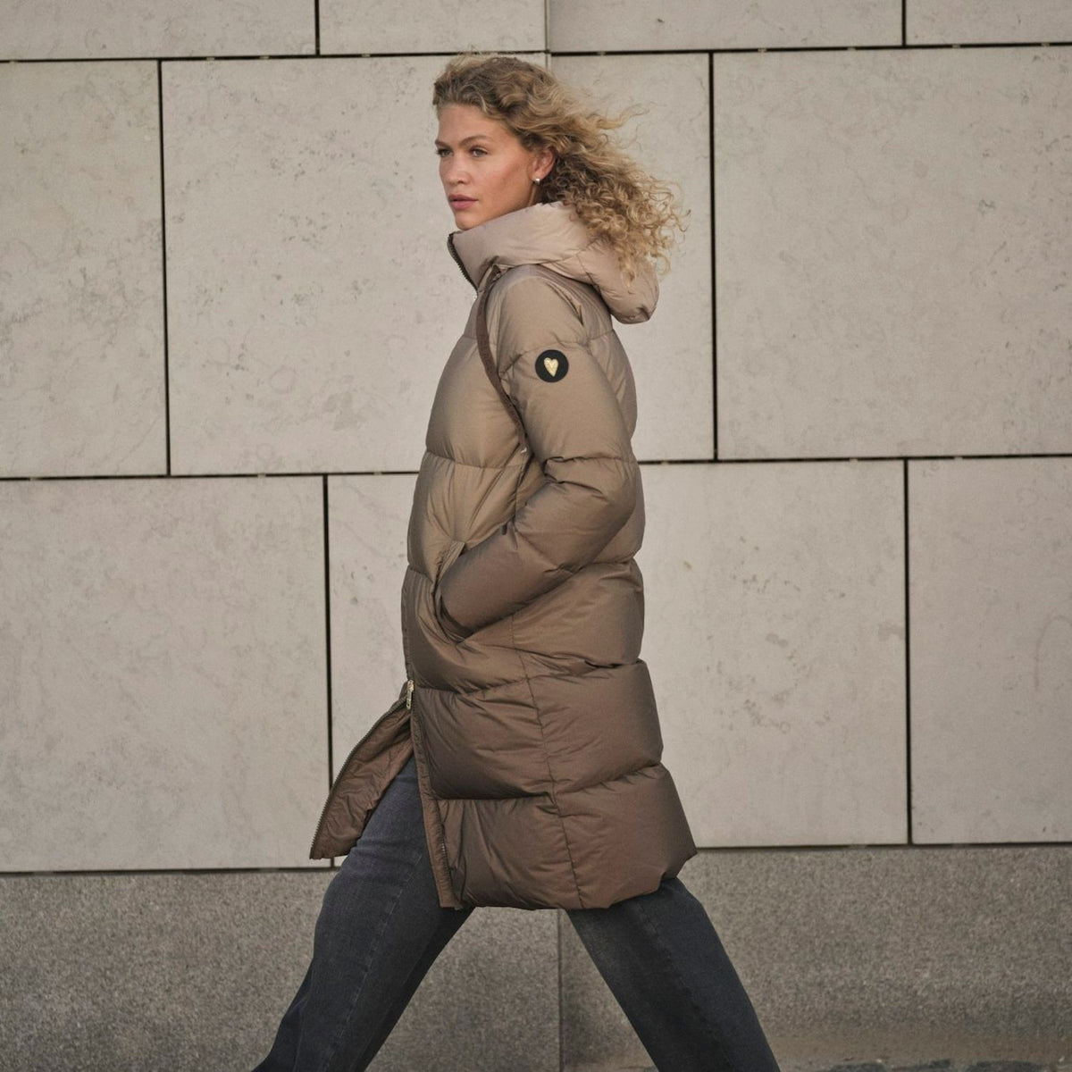 Mos Mosh MMNova Dip Dye Down Jacket Savannah Tan