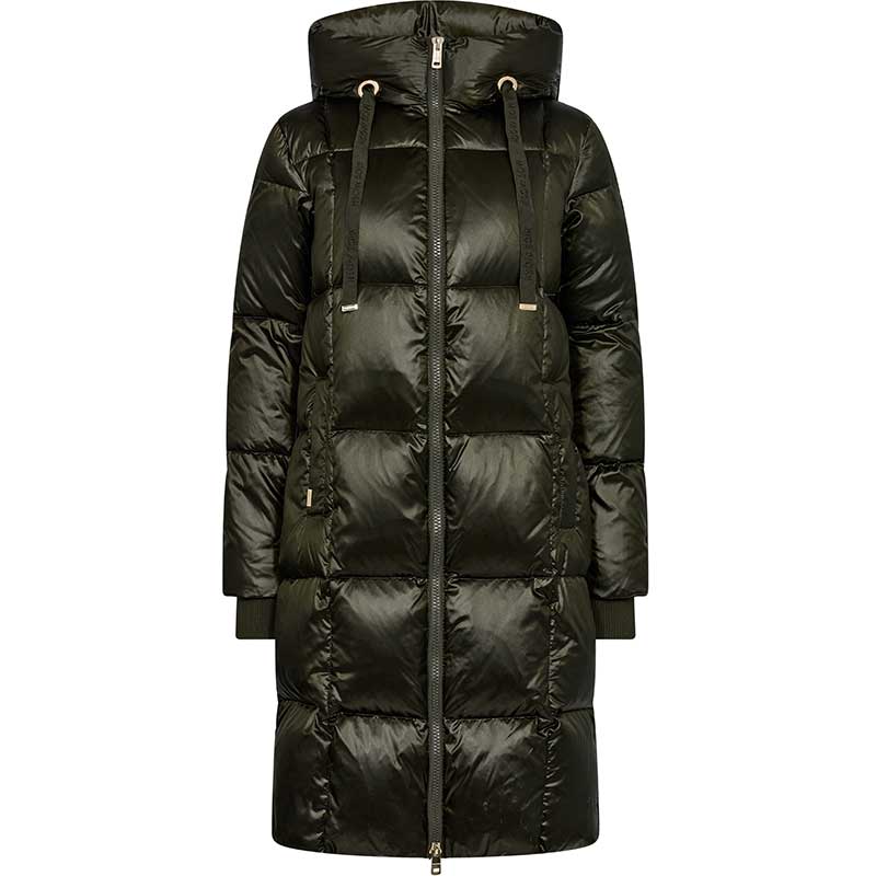 Mos Mosh MMNova Metallic Down Jacket Forest Night - J BY J Fashion