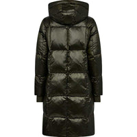 Mos Mosh MMNova Metallic Down Jacket Forest Night - J BY J Fashion