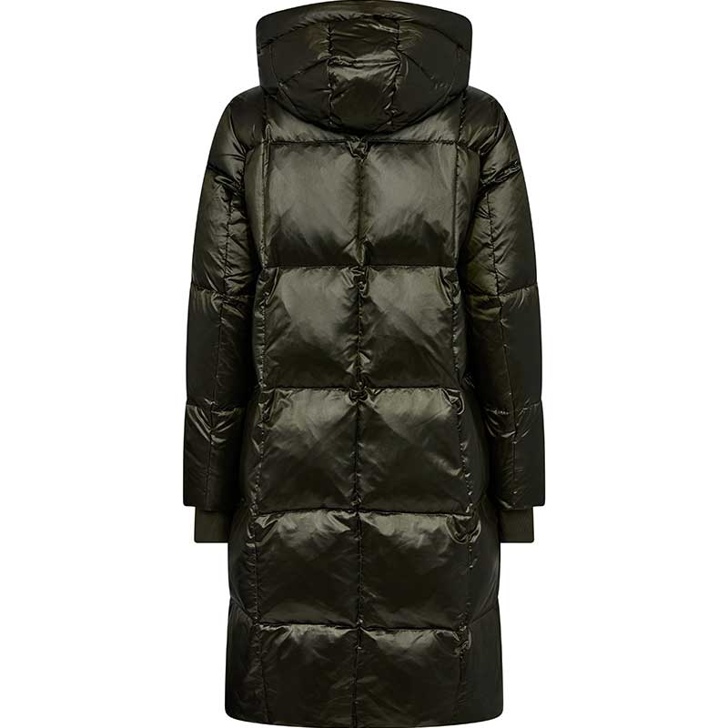 Mos Mosh MMNova Metallic Down Jacket Forest Night - J BY J Fashion