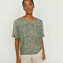 Mos Mosh MMPalma Flowish Orchid Blouse Turf Green
