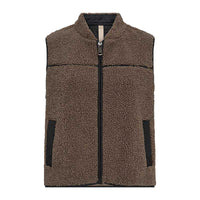 Mos Mosh MMRowe Teddy Waistcoat Falcon