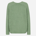 Mos Mosh MMThora V-Neck Knit Turf Green - J BY J Fashion