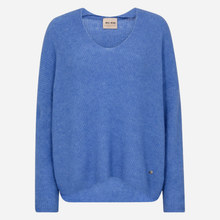 Mos Mosh MMThora V-Neck Knit Ultramarine - J BY J Fashion