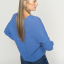 Mos Mosh MMThora V-Neck Knit Ultramarine - J BY J Fashion