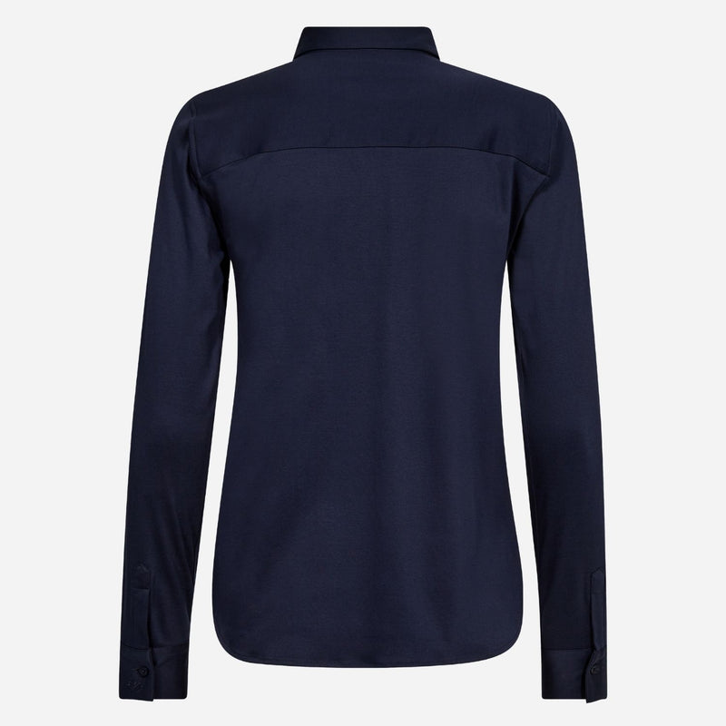 Mos Mosh MMTina Jersey Shirt Maritime Blue