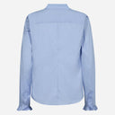Mos Mosh MMHassie Pleat Shirt Brunnera Blue