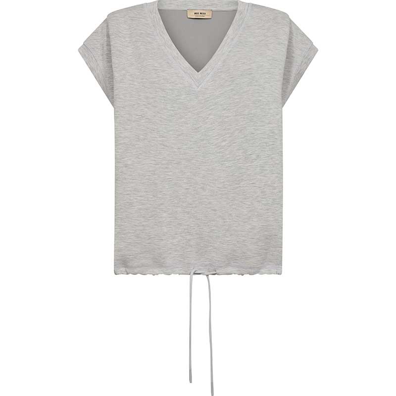 Mos Mosh MMNadi SL O-Neck Sweatshirt Light Grey Melange