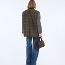 Munthe Aketta Outerwear blazer i brun ternet-4
