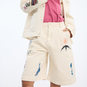 Munthe Breyla Long Denim Shorts Kit