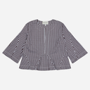 Munthe Capri bluse i lilla ternet-1