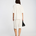 Munthe Uama Striped Shorts Ivory