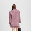Munthe Aketta Checked Blazer Red