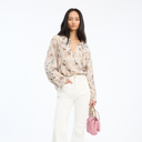 Munthe Babette Flower Blouse PrintNatur - J BY J Fashion