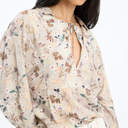 Munthe Babette Flower Blouse PrintNatur - J BY J Fashion