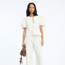 Munthe Baynor Denim Top Ivory - J BY J Fashion