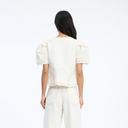 Munthe Baynor Denim Top Ivory - J BY J Fashion