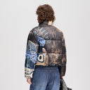 Munthe Juba Short Puffer Jacket PrintBlack